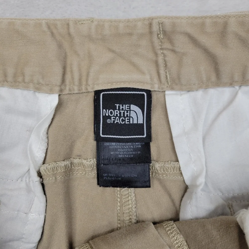 North Face Shorts Men 36 Cargo Performance Flex Khaki Chino Hiking Utility Large